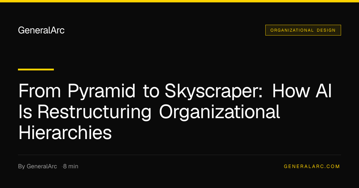 From Pyramid to Skyscraper: How AI Is Restructuring Organizational ...